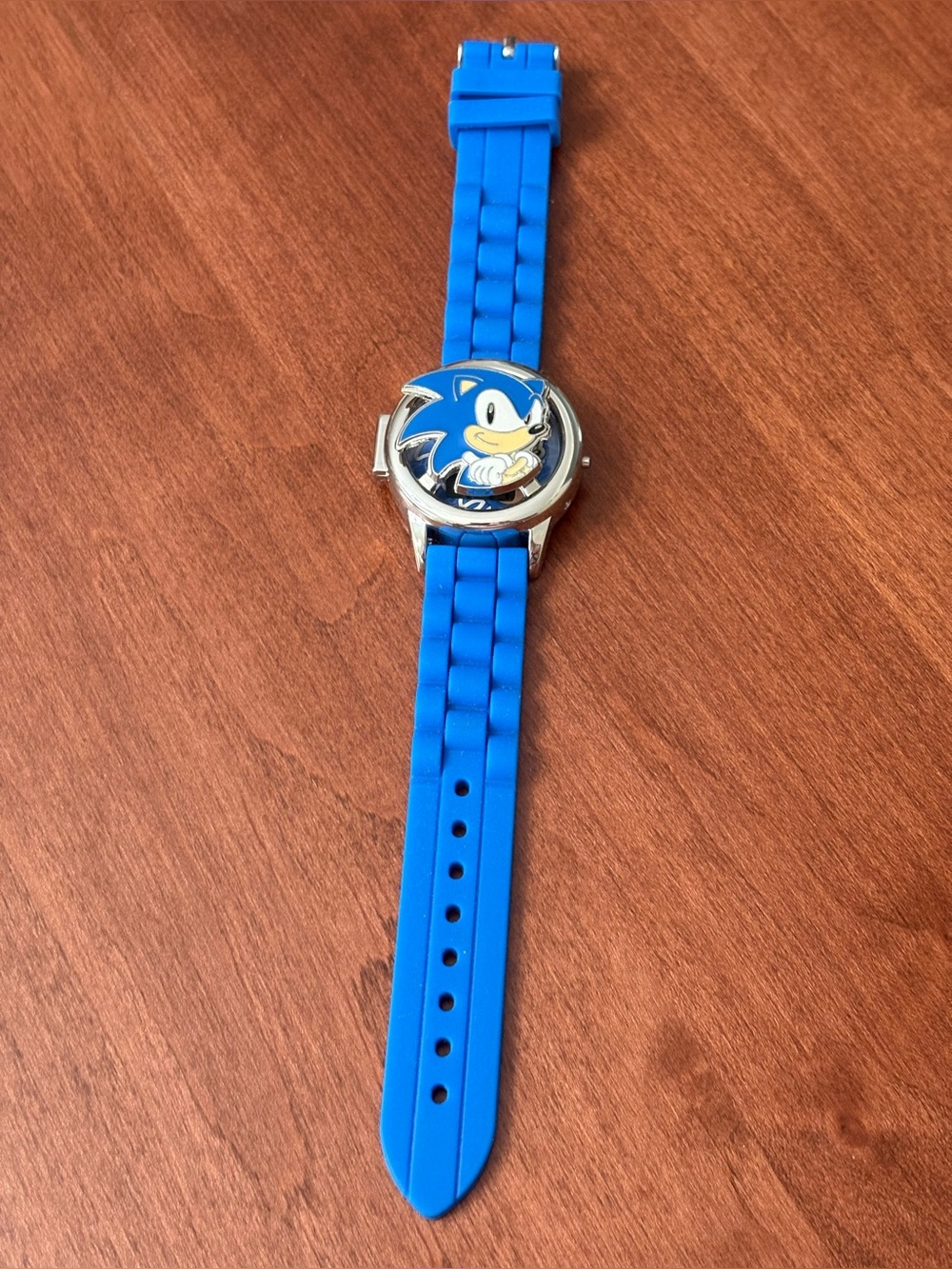Blue Kids Silicone Character Watch - Playful Timepiece